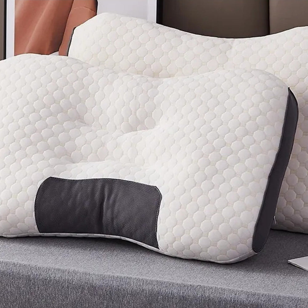 The Loft Pillow on a made bed